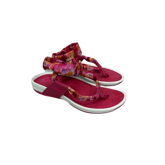 Kuru Wrap Sling Stretch Fabric Thong Sandals Shoes 145844 Womens size 7 - Picture 1 of 8